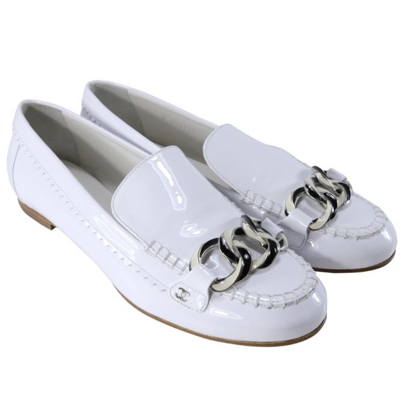 CHANEL Shoes - CHANEL Chain-Link Loafers